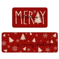 Apmemiss Clearance Christmas Red Carpets Two Piece Christmas Tree Floor