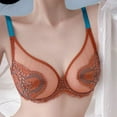 thumbnail image 5 of Lace Bralettes Wireless Bras for Women Push Up Bra Everyday Bras V Neck Spaghetti Strap Unpadded Bra, 5 of 8