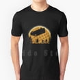 thumbnail image 2 of Stranger Moon T Shirt Cotton Men DIY Print Cool Tee 80s Moon Waffles Netflix Hawkins Upside Down Eleven Demogorgon Things 1980s, 2 of 5