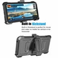 thumbnail image 6 of Tekcoo Cases for Motorola Moto G Power 5G 2024, [Buit-in Screen Protector] Combo Holster Belt Clip [Heavy Duty] [Kickstand] Full-Body Rugged Holster Case -Black, 6 of 9