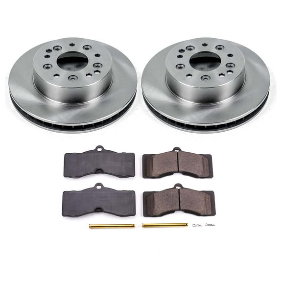 Ultimate Brakes Front/Rear Ceramic Brake Pad and Rotor Kit with Hardware WM80000