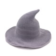 thumbnail image 2 of Xihbxyly Gorro de Bruja de Lana, Diseño Moderno de Punto, Calidez Invernal, Plegable y Empacable, Accesorio Funcional y Elegante, Perfecto para Halloween, Navidad y Cosplay, Capucha de 56-58 Cm., 2 of 2