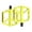 Yellow, variant on JZROCKER 1pair Bearing Carbon Tube Cycling Pedals High Strengths Wide Platform Pedals