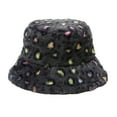 thumbnail image 2 of Fesfesfes Women's Bucket Hat Leopard Print Basin Hat Cloth Fisherman Hat Sun Hat, 2 of 5