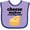 Lavender and Purple, variant on Inktastic Cheese Makes Everything Better Boys or Girls Baby Bib