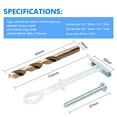 thumbnail image 3 of Quick and Easy Installation Flip Toggle Drywall Anchor Set Heavy, 3 of 8