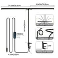 thumbnail image 6 of GUPUP LED Clip-on Desk Lamp, Eye Caring Dimmable Reading Light, Usb Power Adjustable Table Light for Home, Office, Dorm, Bedside, Kids Study, 6 of 8
