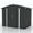 6x4ft-Black, variant on Metal Sheds and Outdoor Storage, All-Weather Garden Tool Shed with Floor Frame & Lockable Door, 6 x 4FT Outdoor Storage for Backyard Garden Patio, Coffee