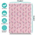 thumbnail image 5 of Pet Feeding Mat 16x24 Inch with Tropical Watermelon Pattern, Durable Waterproof Dog Food Mat, Absorbent, Non-Slip, Quick Dry, Washable Mat for Dogs and Cats, 5 of 7