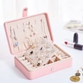 thumbnail image 4 of Joyero Simple Mini Princesa Estilo Europeo Estilo Coreano Joyas Pequeñas Aretes Aretes Joyas Almacenamiento Caja Portátil, 4 of 6