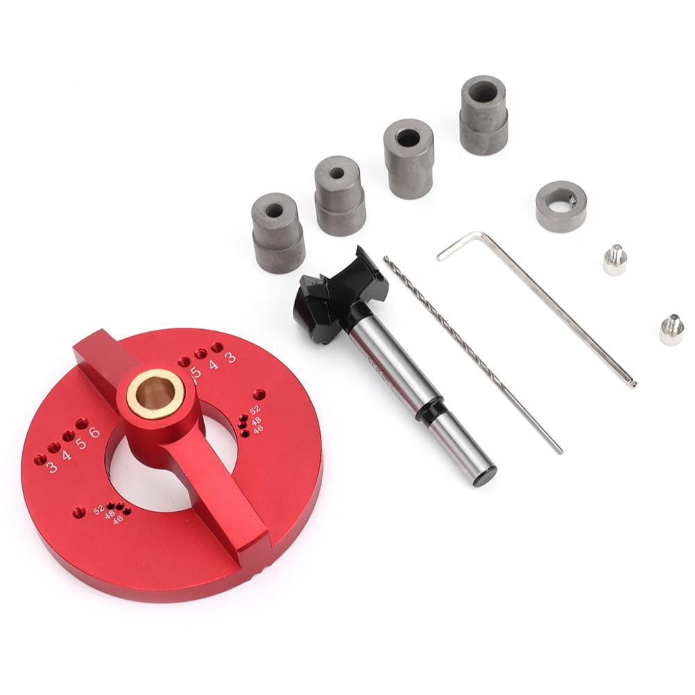 Tebru Woodworking SelfCentering Vertical Doweling Jig Drill Guide Hole