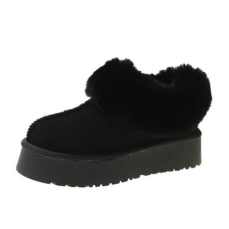 

Women s Warm & Comfy Winter Clogs Fashion Slip-On Ankle High Winter Thermal Insulated Snow Boots Women s Footwear