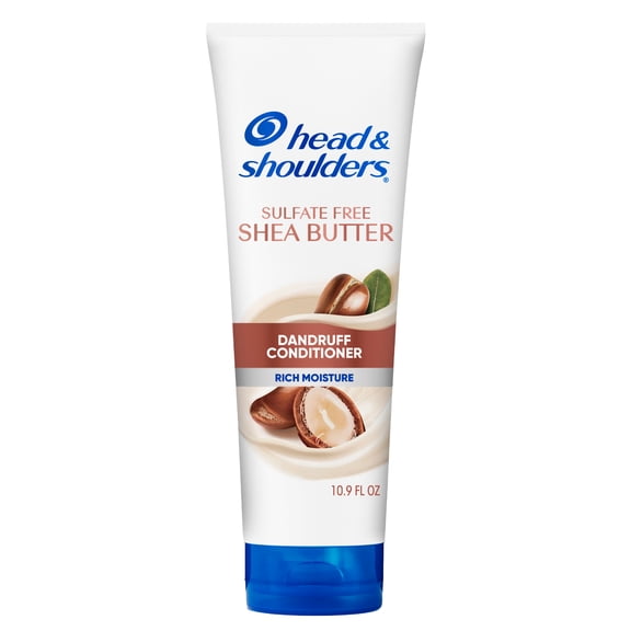 Head and Shoulders Shea Butter Dandruff Conditioner, Sulfate-Free, Rich Moisture, Curly and Coily Hair, 10.9 oz