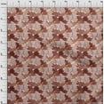 thumbnail image 4 of oneOone Cotton Poplin Brown Fabric Abstract Fabric For Sewing Printed Craft Fabric By The Yard 42 Inch Wide, 4 of 5