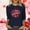 Navy, variant on Valentines Day Clothes for Women Day Printed 3/4 Sleeve Crew Neck Fashion Pullover Tops T-Shirt Navy M