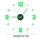 thumbnail image 3 of Luminous Wall Clock Stickers, DIY Glowing Frameless Hanging Watches, DIY Sticker Wall Clocks For Kitchen, Bathroom, Home Decoration, Digital Luminous, Glowing Sticker Clock, DIY Hanging Wall, 3 of 7
