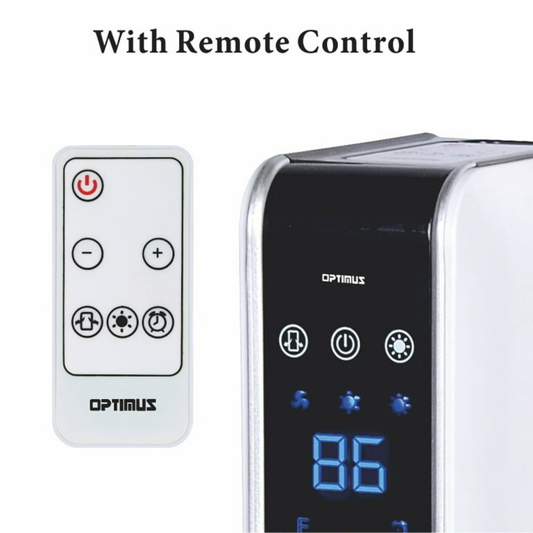 Optimus 29 in. Oscillating Tower Heater w/ Digital Optimus 29 in. Oscillating Tower Heater w/ Digital
