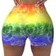thumbnail image 2 of Fotbe Colorful Tie Dye Shorts Sin Costuras – Shorts Deportivos de Cintura Alta para Mujer, Elásticos para Gimnasio, Yoga, Running o Ciclismo-Large, 2 of 8