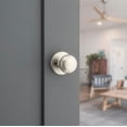 thumbnail image 3 of Cove Interior Passage Door Knob, Handle For Closet and Hallway Doors, Non-Locking Doorknob in Satin Nickel, with Microban Protection, 3 of 3