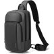 thumbnail image 1 of BANGE Bolso Cruzado Unisex de 11 Pulgadas con Compartimento Separado, Bolso Ligero E Impermeable para el Trabajo (Gris), 1 of 7