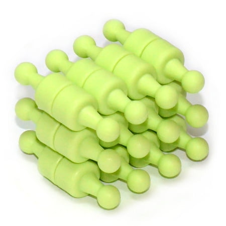 24 Ct. NeoPin® Mint Green Magnetic Push Pins - Super Strong Neodymium Magnets. Great for Magnetic Whiteboards, Refrigerators, other Applications