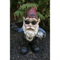 thumbnail image 2 of BIKER GNOME WITH SUNGLASSES & HELMET- GNOMAD, 2 of 2