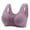 Purple, variant on Utoimkio Front Closure Wireless Bras for Women Lace Comfort Full Coverage Bras for Women No Underwire Everyday Bras