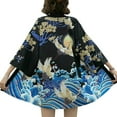 HAORUN Women Japanese Kimono Coat Cardigan Yukata Bathrobe Blouse Tops ...