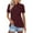 Z1-Wine, variant on Polo Shirts for Women, Yigetop Womens Summer Tops Fashion Casual Short Sleeve Button Down Collared T Shirts Loose Fit Blouses Womens Polo Shirts Short Sleeve Blue M