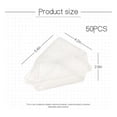 thumbnail image 2 of LEEYNEER 50Pcs Cake Slice Containers with Hinged Lid Disposable Pie Slice Boxes Individual Cheesecake Containers Cake Carriers, 2 of 7
