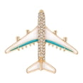 thumbnail image 1 of SEMIMAY New European And American Brooch Personalized Cartoon Alloy Oil Dripping Aircraft Brooch Fashion Jewelry, 1 of 8