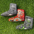 thumbnail image 1 of Housse de Putter de Golf Housse de Putter de Golf Housse de Tête de Putter Housse de Tête Brodée de Trèfle s'Adapte à Toutes les Marques 3 Pcs, 1 of 6