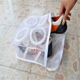 thumbnail image 2 of TEHAUX 1PC Shoe Bag for Washer White 25*0.3937*26*0.3937in Rectangular Polyester Mesh Drying, 2 of 8