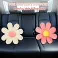 thumbnail image 7 of 2 Pack Flower Pillows, 16in Daisy Cushions Floor Chair Seat Pad, Fluffy Soft Petal Cushions, Tatami Seating Pillow for Bed, Sofa, Chair, Car, Pink + White, 7 of 7