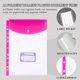 thumbnail image 3 of Desiderio - Bolsa transparente con botones, 12 unidades, para documentos de negocios, papelería, color rosa, 3 of 5