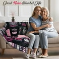 thumbnail image 5 of Nana Gifts Nana Birthday Gifts Best Nana Ever Blanket Nana Gifts from Grandkids Nana Gifts from Granddaughter Grandma Birthday Gifts for Nana Grandma Throw Blanket 51\u201d X 60\u201d, 5 of 6