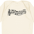 thumbnail image 4 of Inktastic Music Staff Musical Boys or Girls Long Sleeve Baby Bodysuit, 4 of 5