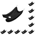 thumbnail image 1 of Seitruly Delantal de afeitar para hombre, babero, pelo afeitado, regalos de peluquería para adultos, Baberos de tela, receptor antiadherente, Negro 10piezas, 1 of 6