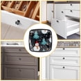 thumbnail image 6 of 4 Pcs Cabinet Handle Drawer Pulls Christmas Snowman Knobs with Screws Square Furniture Office Cabinet Knob Decoration, 6 of 7