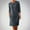 143#Dark Gray, variant on Dwaogom Tshirt Dress Women, Button Up Shirt Dresses with Pockets Round Neck Linen 2024 Oversized Dress