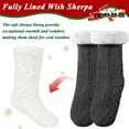 thumbnail image 4 of TRANSLINK Slipper Socks for Women with Gripper Winter Non Slip Thick Fuzzy Socks Warm Cozy Christmas Gift, 4 of 7