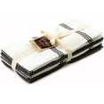 thumbnail image 5 of Sticky Toffee Large Terry Cotton Kitchen Towels, Stripe Design, Absorbent, Set of 4, Gray/White, 5 of 7