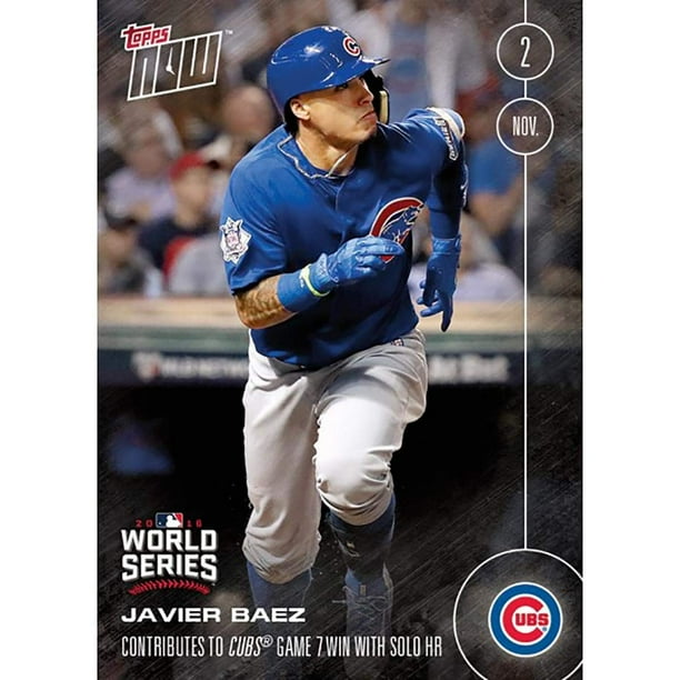 La carta coleccionable supera ahora a Javier Báez #657 de los Chicago Cubs de la MLB 2016