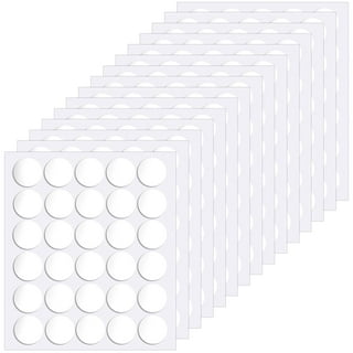 300 Pcs Double Sided Adhesive Dots, Clear Removable Sticky Putty No Trace Round Adhesive Putty for Wall Hanging Festival Decoration (20mm)