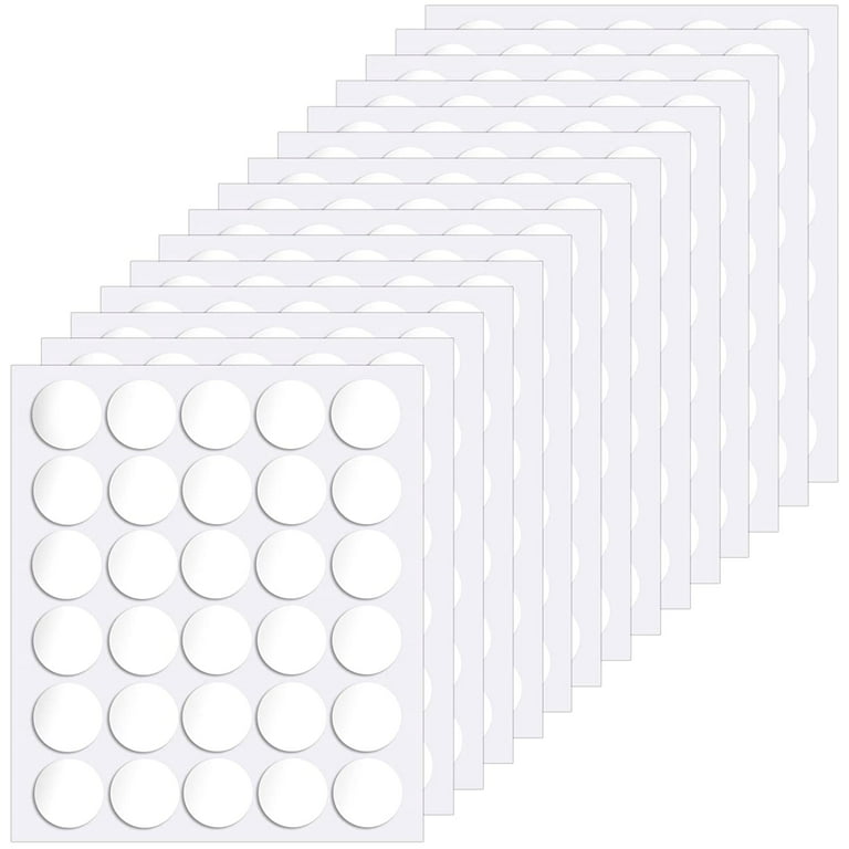  TSSART 1600 Pcs Double Sided Adhesive Dots Roll - Clear Sticky  Dots Balloon Glue Removable Adhesive Point Tape, 16 Rolls Double Sided Dots  Stickers for Craft and Party Decoration : Arts