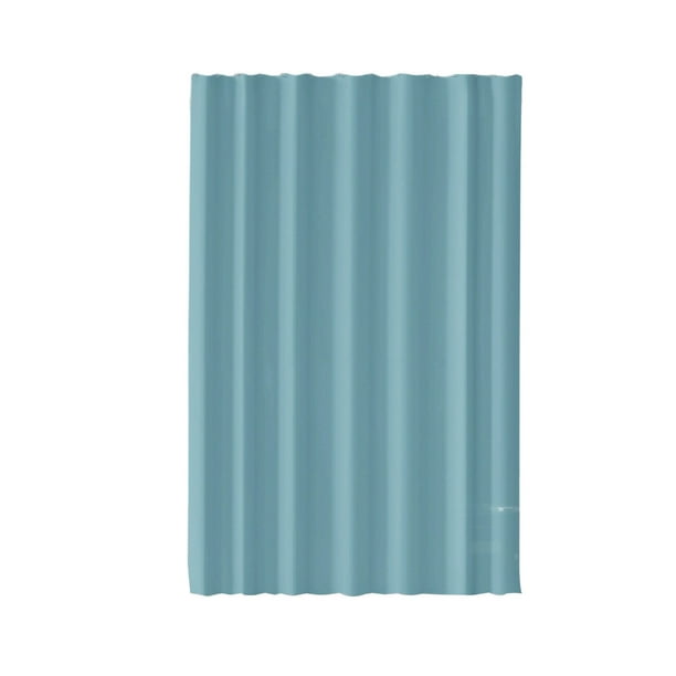 Cortina de ducha de poliéster impermeable y antimoho, 180 x 180 cm, con textura esmerilada, sin perforaciones, ideal para el baño.