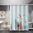 thumbnail image 2 of Cartoon print shower curtain waterproof, 2 of 5