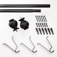 thumbnail image 6 of Mainstays 3/4 in Black Knob Adjustable Single Curtain Rod Set, 30-84 in, 6 of 8