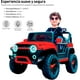 thumbnail image 4 of Carro Electrico Bluelander, Tipo Jeep, Montable para Niño y Niña, con Luces Led Frontales, Rojo, 4 of 5