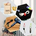 thumbnail image 4 of EGNMCR Closet Organizers and Storage, Storage Trunks & Bag 5PCS Multi-Purpose Reusable Multi-Color Silica Gel Cable Tie Organize folder, 4 of 4